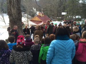 Governors tree tapping event