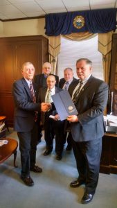 FADDEN FAMILY HONORED BY NH LEGISLATION